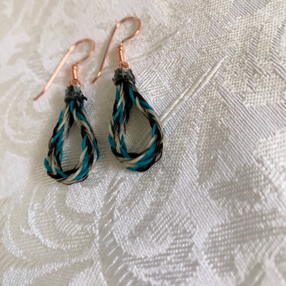 Horsehair earrings